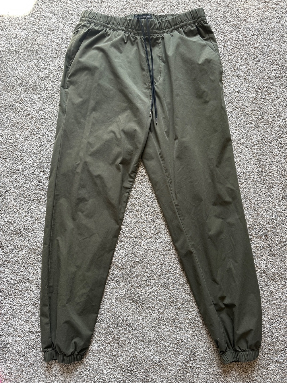 Banana Republic Olive Drawstring Jogger Pants